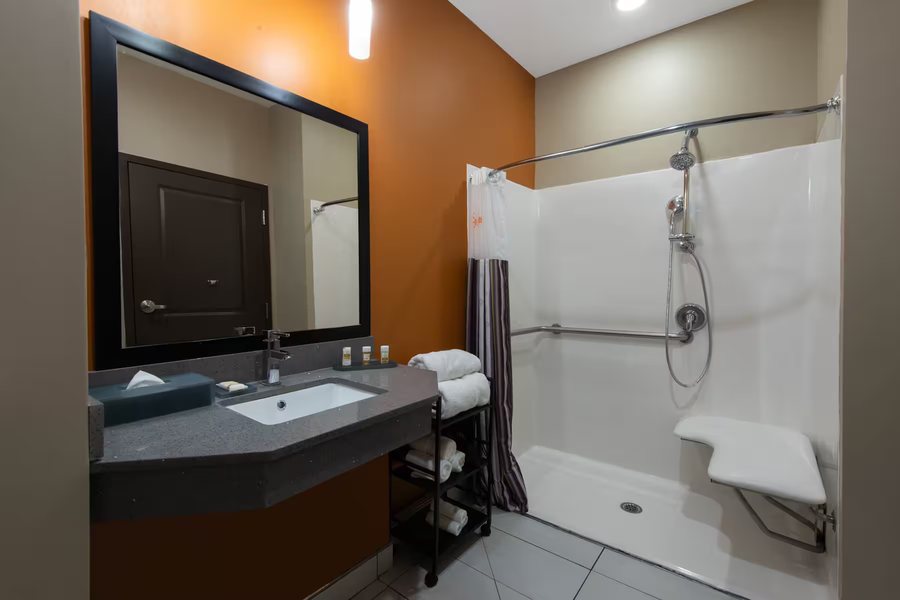 La Quinta Inn by Wyndham Toledo Perrysburg — Bathroom