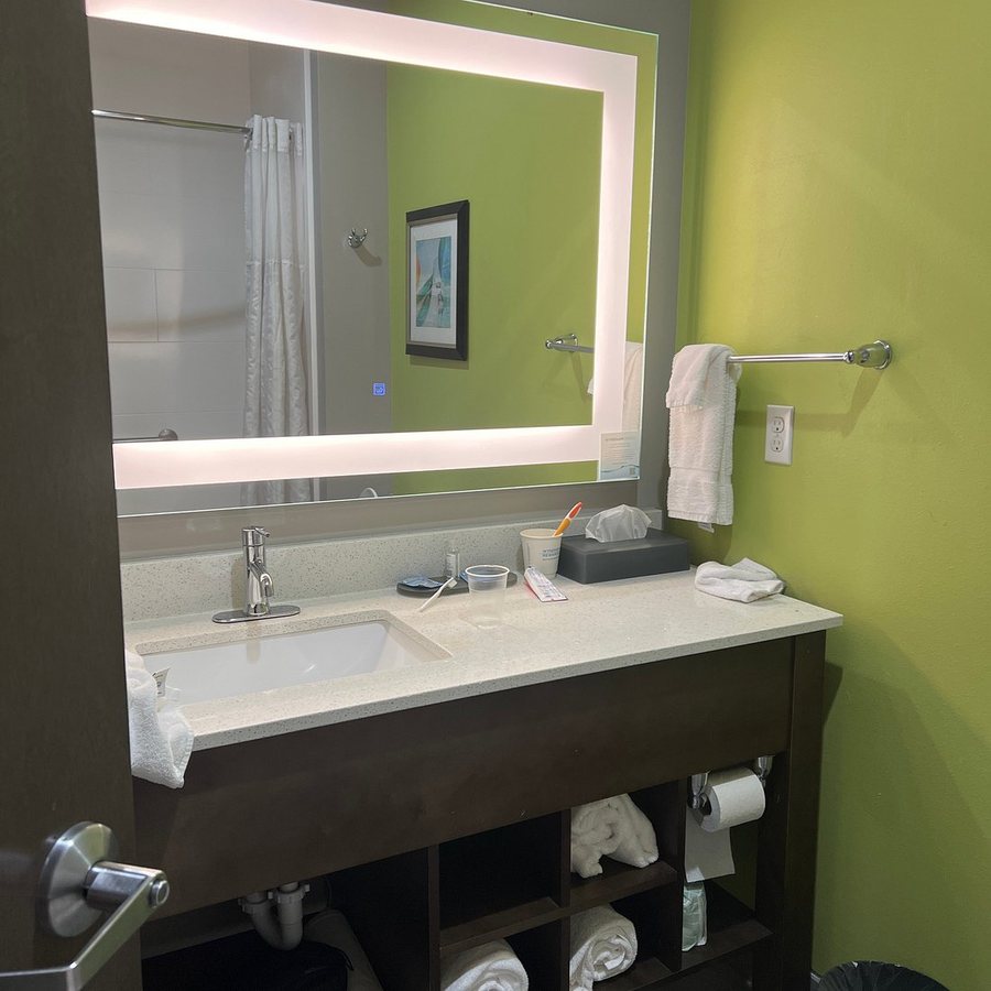 La Quinta Inn Suites by Wyndham Baton Rouge Port Allen — Bathroom