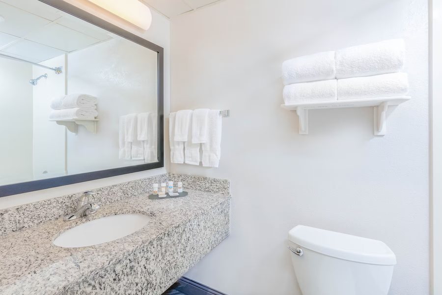 La Quinta Inn Suites by Wyndham Clifton Park — Bathroom