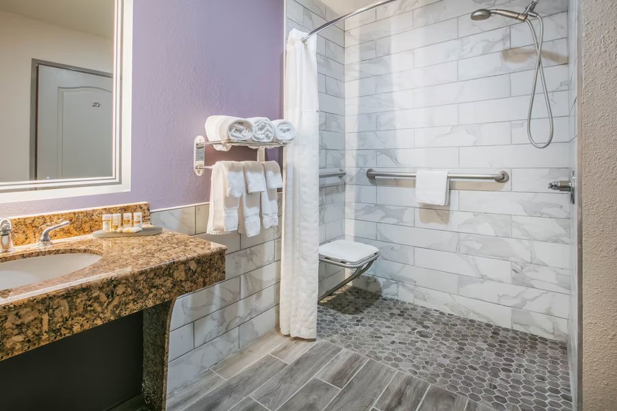 La Quinta Inn Suites by Wyndham DFW Airport West Euless — Bathroom