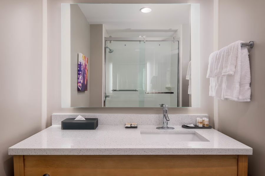 La Quinta Inn Suites By Wyndham Greensboro NC — Bathroom