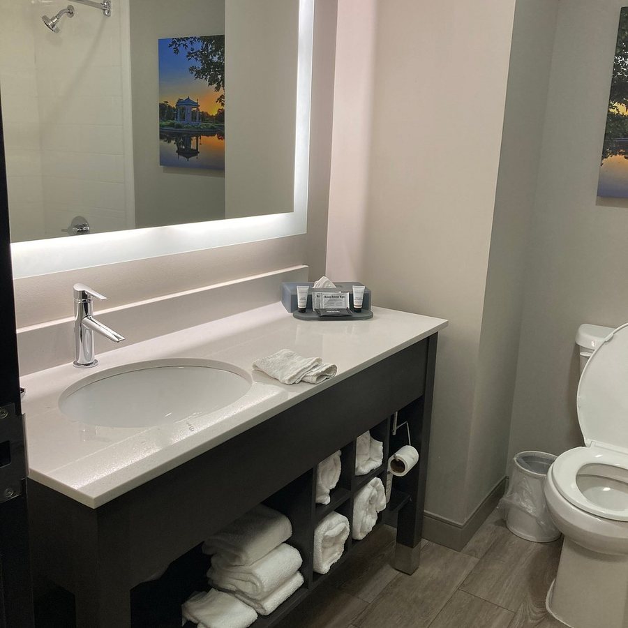 La Quinta Inn Suites by Wyndham St Louis Westport — Bathroom