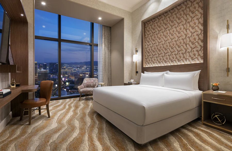 Las Vegas Hilton at Resorts World Las Vegas Nevada — Guest room