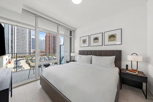 Level Chicago Fulton Market Chicago Illinois — Guest room