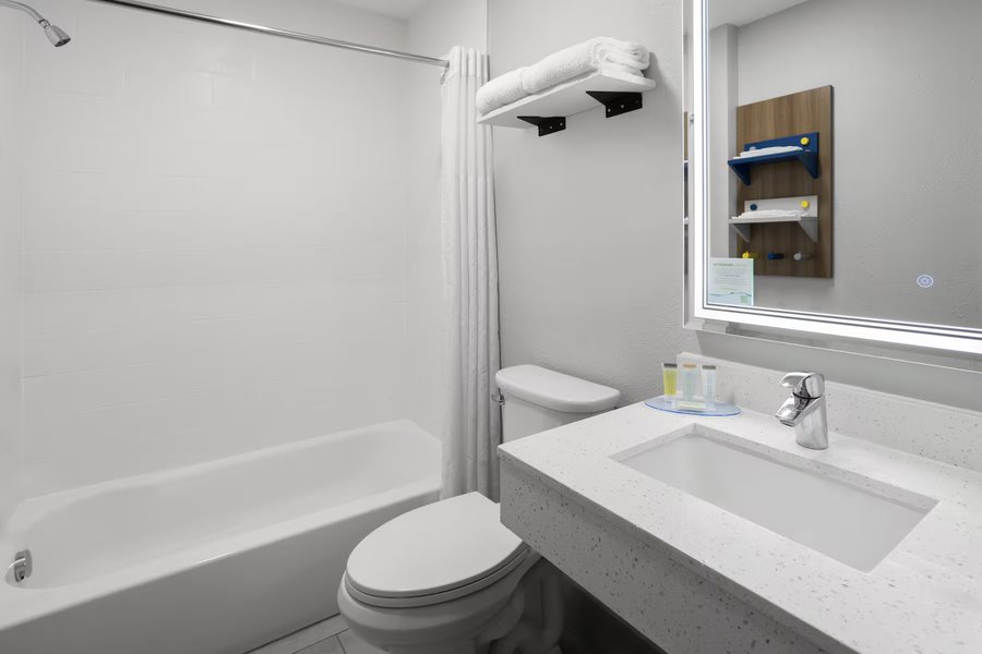 Mainstay Suites Dover — Bathroom