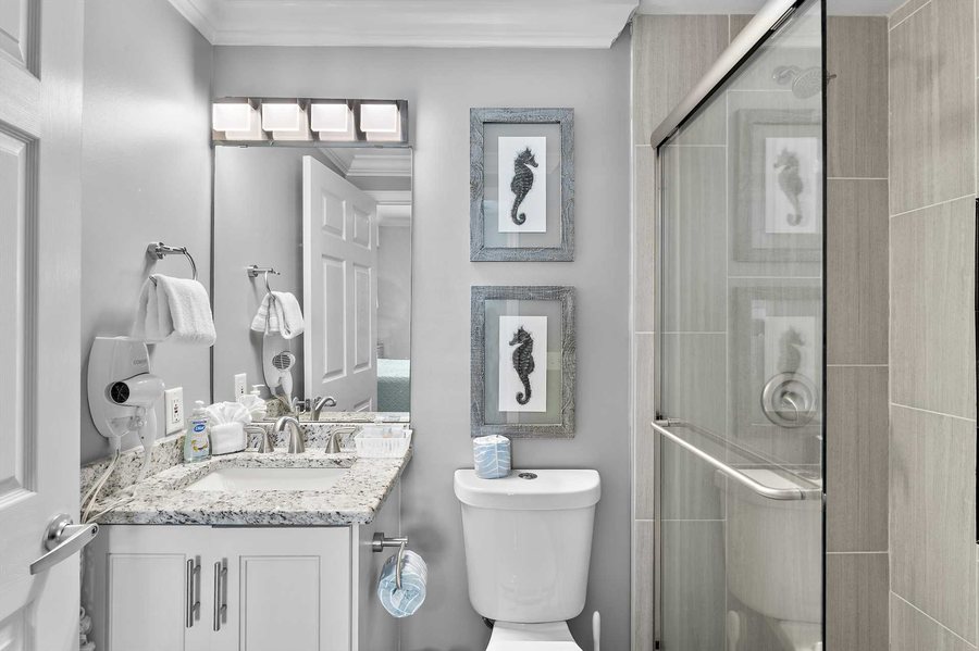 Majestic Sun Condo Rentals at Seascape Resort — Bathroom