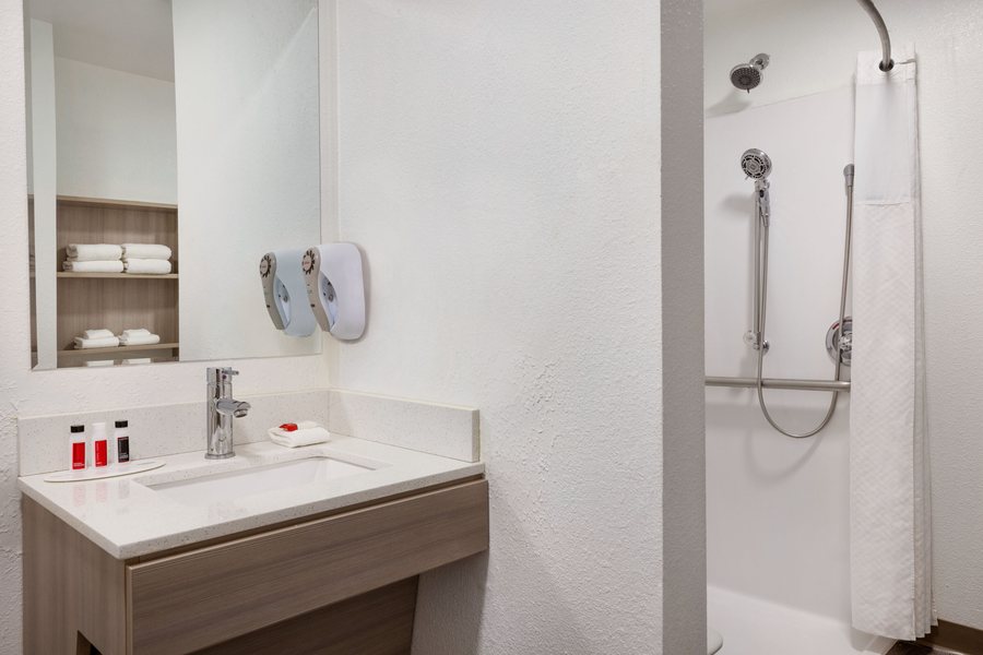 Microtel Inn Suites by Wyndham Bellevue Omaha — Bathroom