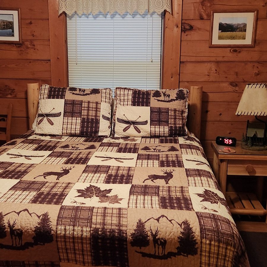 Misty Creek Log Cabins — Guest room