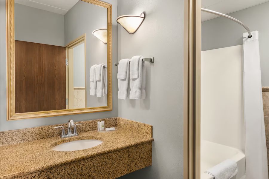 Motel 8 Laramie — Bathroom