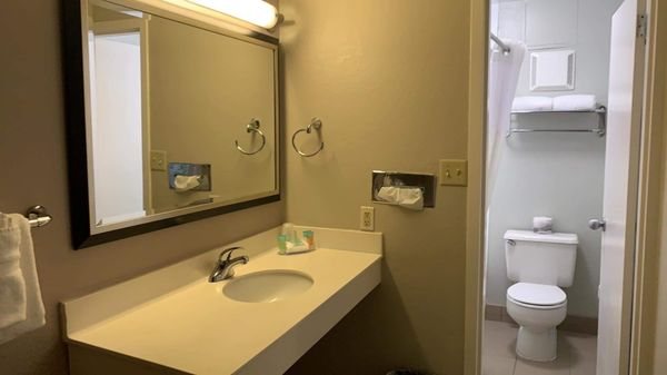 Navy Lodge — Bathroom