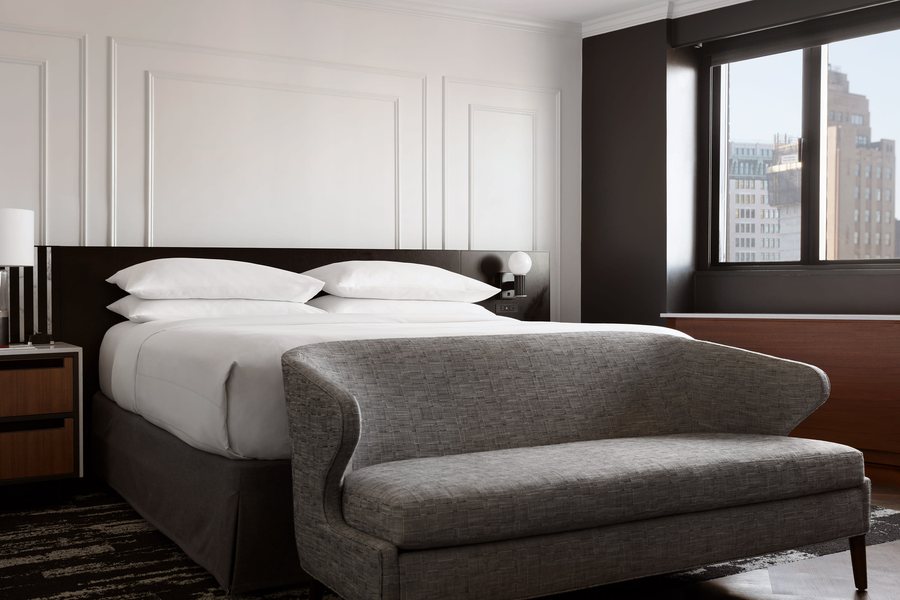 New York Marriott East Side New York City New York — Guest room