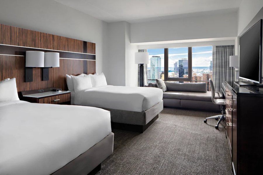New York Marriott Marquis New York City New York — Guest room