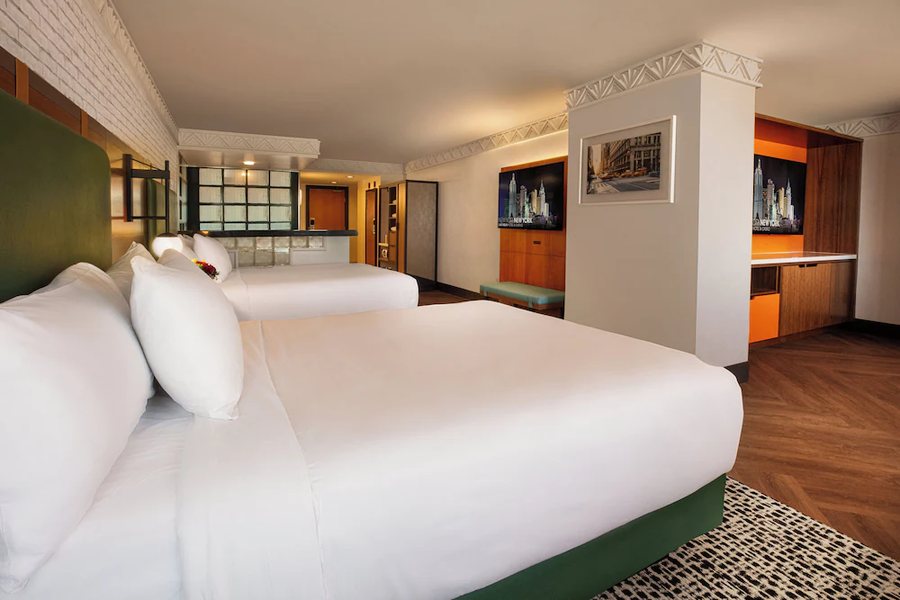New York New York Hotel Casino Las Vegas Nevada — Guest room