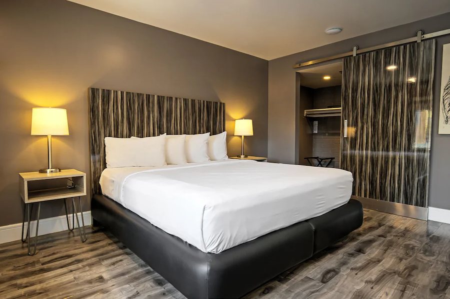 Oasis at Gold Spike Las Vegas Nevada — Guest room