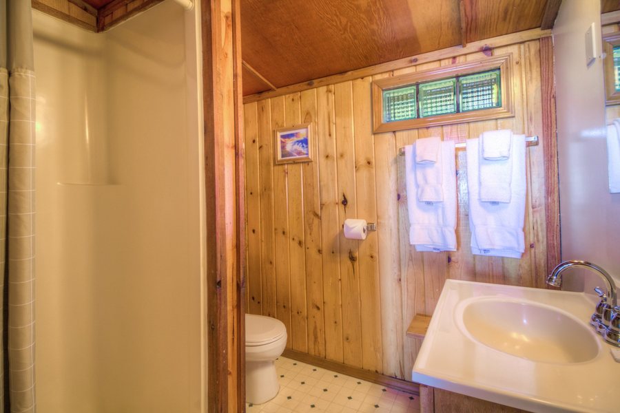 Orca Island Cabins — Bathroom