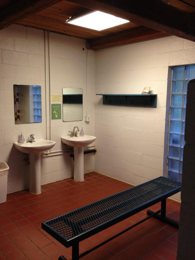Pack Creek Campground — Bathroom