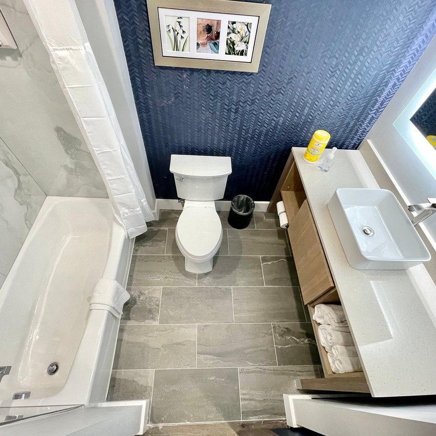 Palace Inn Blue Houston East Beltway 8 — Bathroom