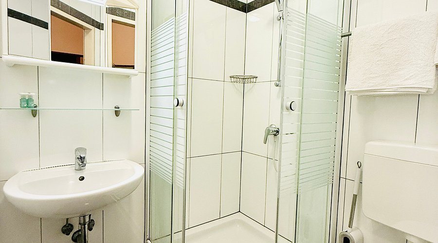 Pension Liechtenstein — Bathroom