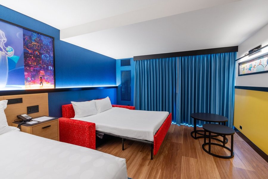 Pixar Place Hotel — Guest room