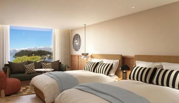 QT Queenstown — Guest room