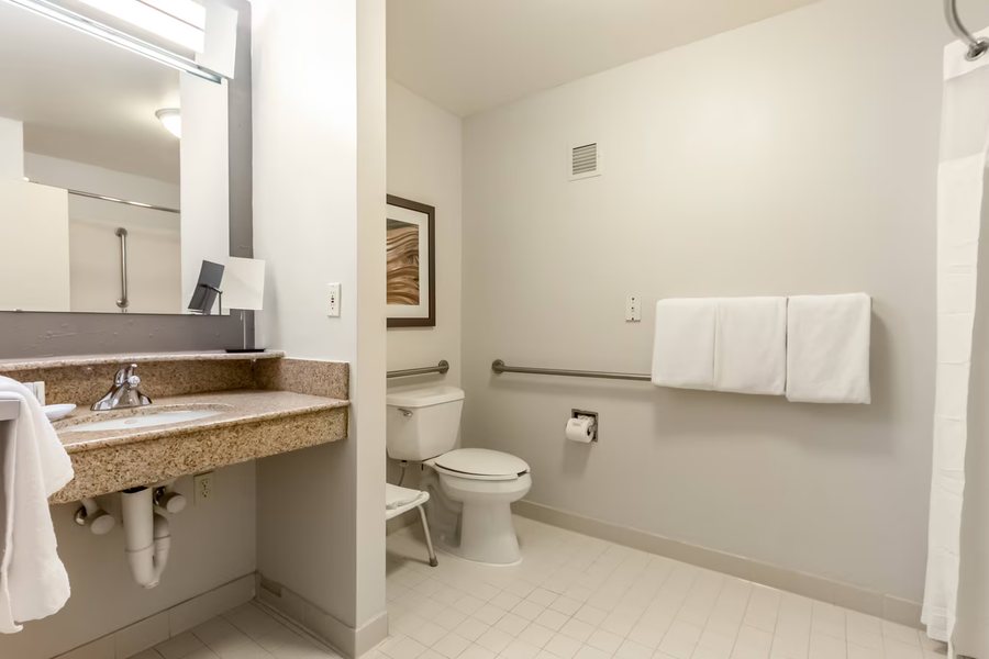 Quality Inn DFW Airport North — Bathroom