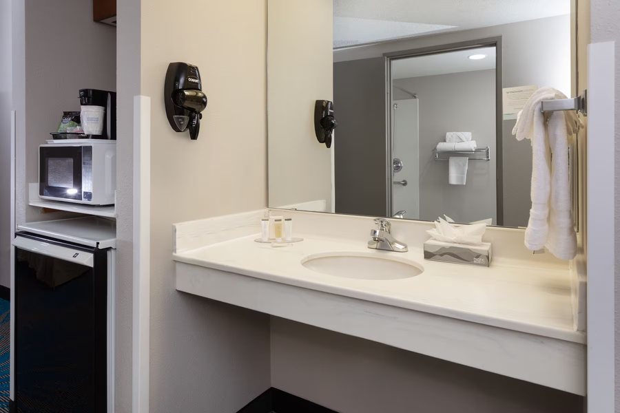 Quality Inn Suites Denver International Airport — Bathroom