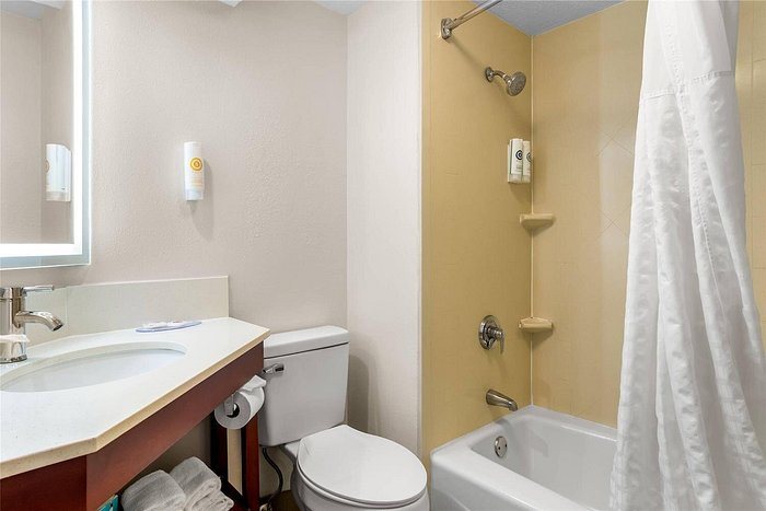 Quality Inn Suites Haywood Mall Area — Bathroom