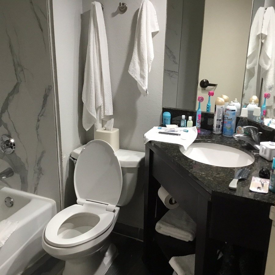 Quality Inn Suites Little Rock West — Bathroom