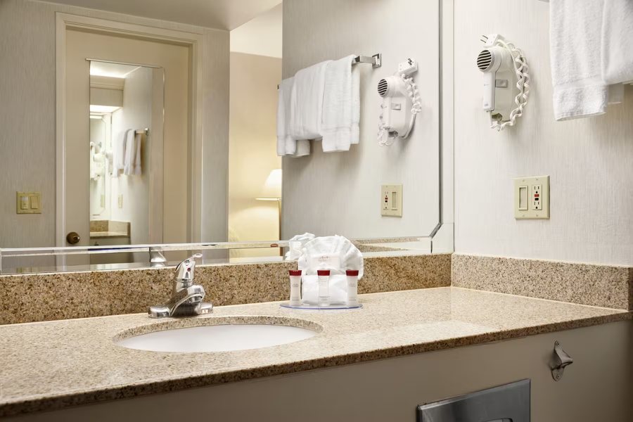 Ramada by Wyndham Costa Mesa Newport Beach — Bathroom