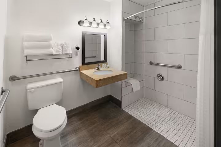 Ramada by Wyndham Denver International Airport — Bathroom
