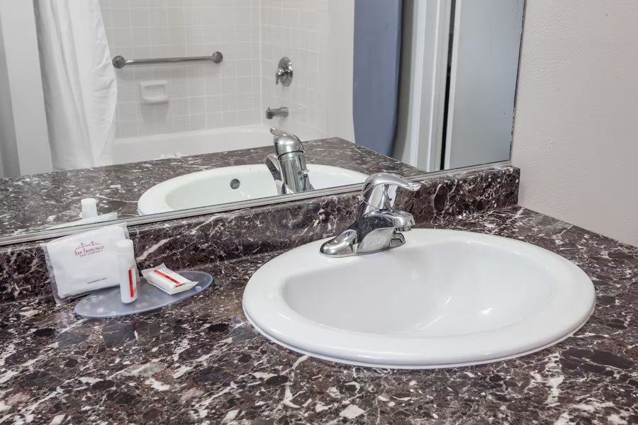 Ramada by Wyndham Oceanside — Bathroom