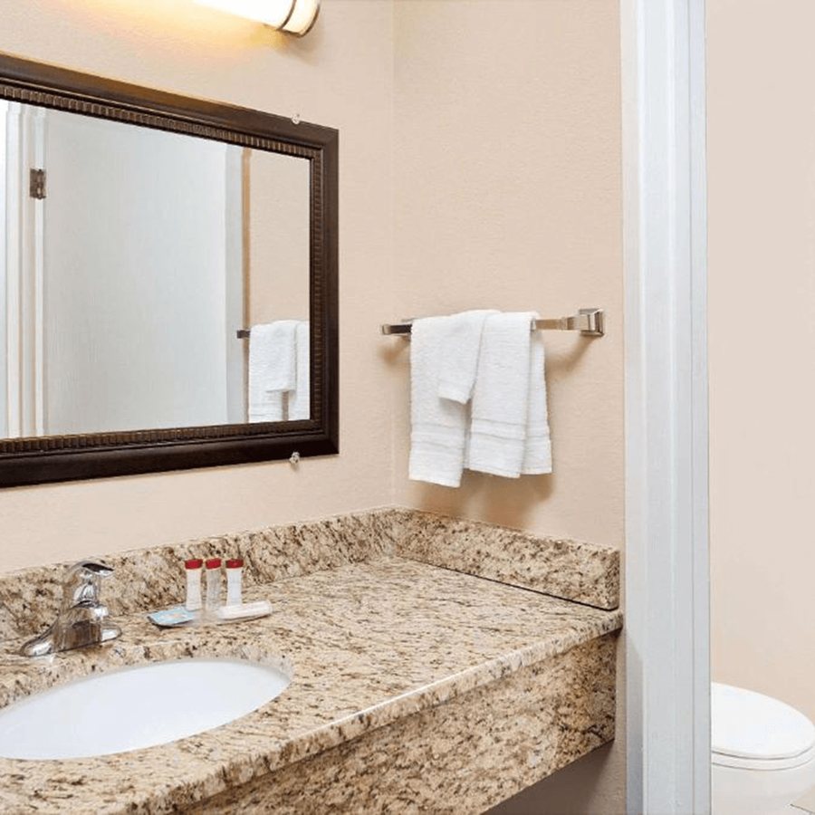 Ramada by Wyndham Spokane Valley — Bathroom