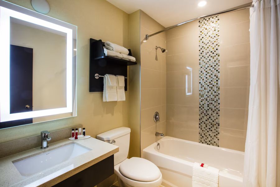 Ramada Hotel Conf Cntr by Wyndham Jacksonville Baymeadows — Bathroom