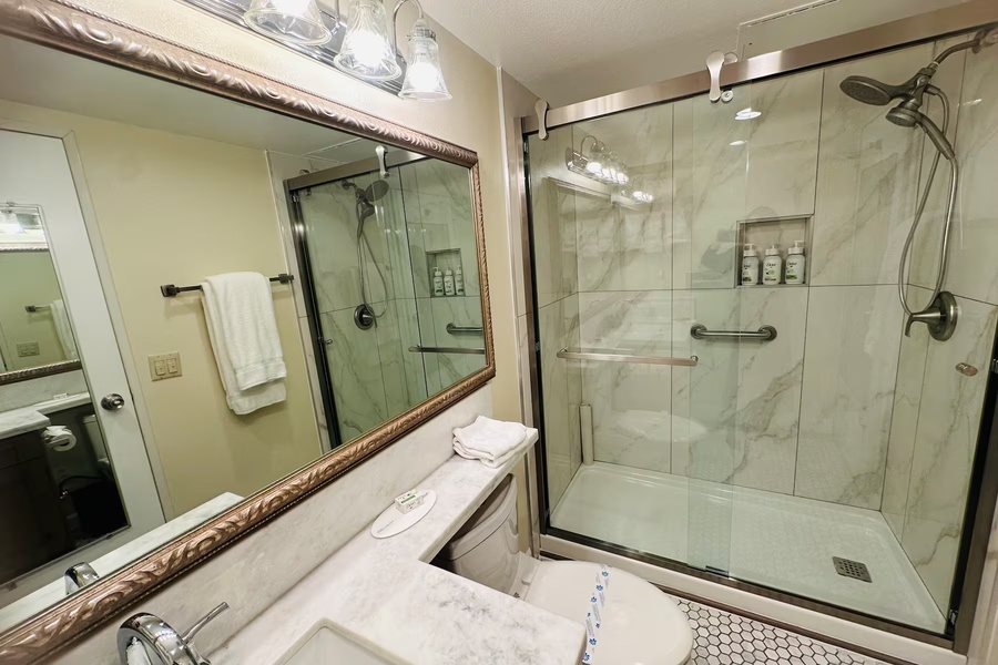 Ramada Plaza by Wyndham Garden Grove Anaheim South — Bathroom