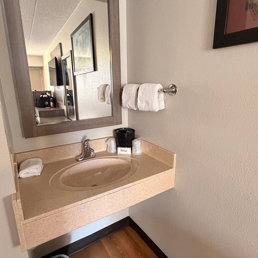 Red Roof Inn Detroit Farmington Hills — Bathroom