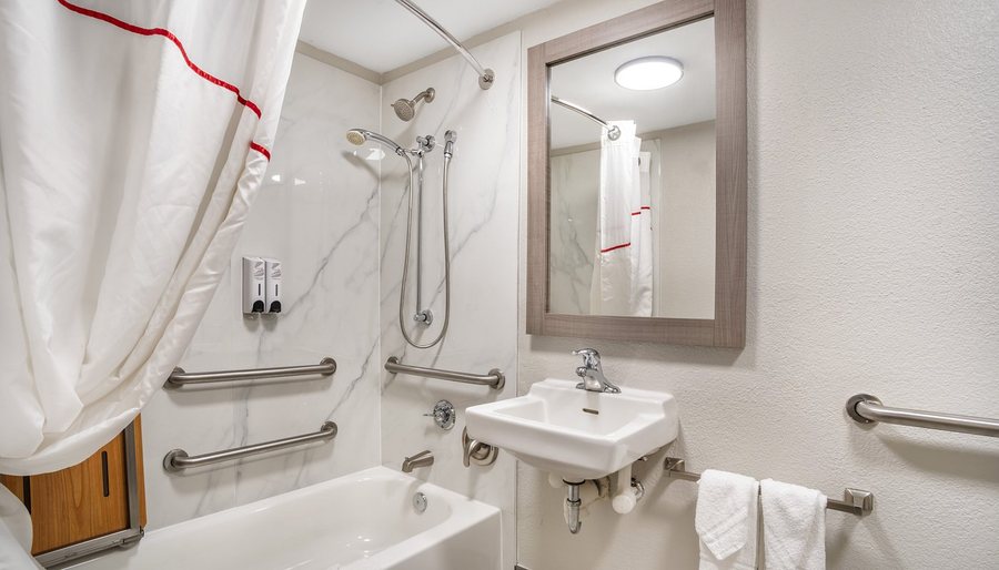 Red Roof Inn Greenville — Bathroom