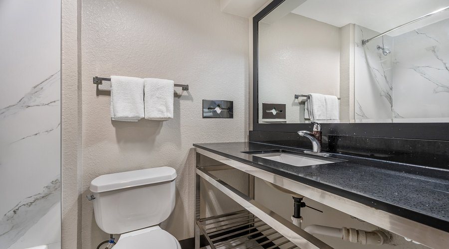 Red Roof Inn Houston Brookhollow — Bathroom
