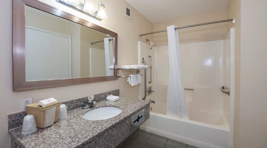 Red Roof Inn Suites Mobile SW I 10 — Bathroom