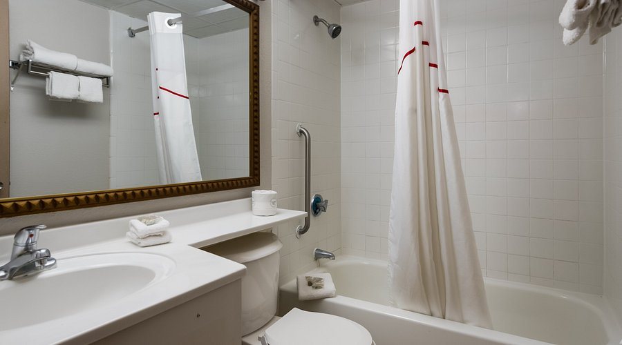 Red Roof Inn Suites Newark University — Bathroom