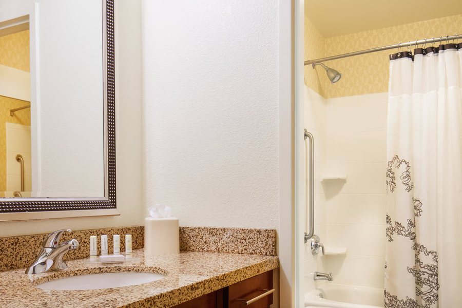 Rodeway Inn Suites Portland Jantzen Beach — Bathroom