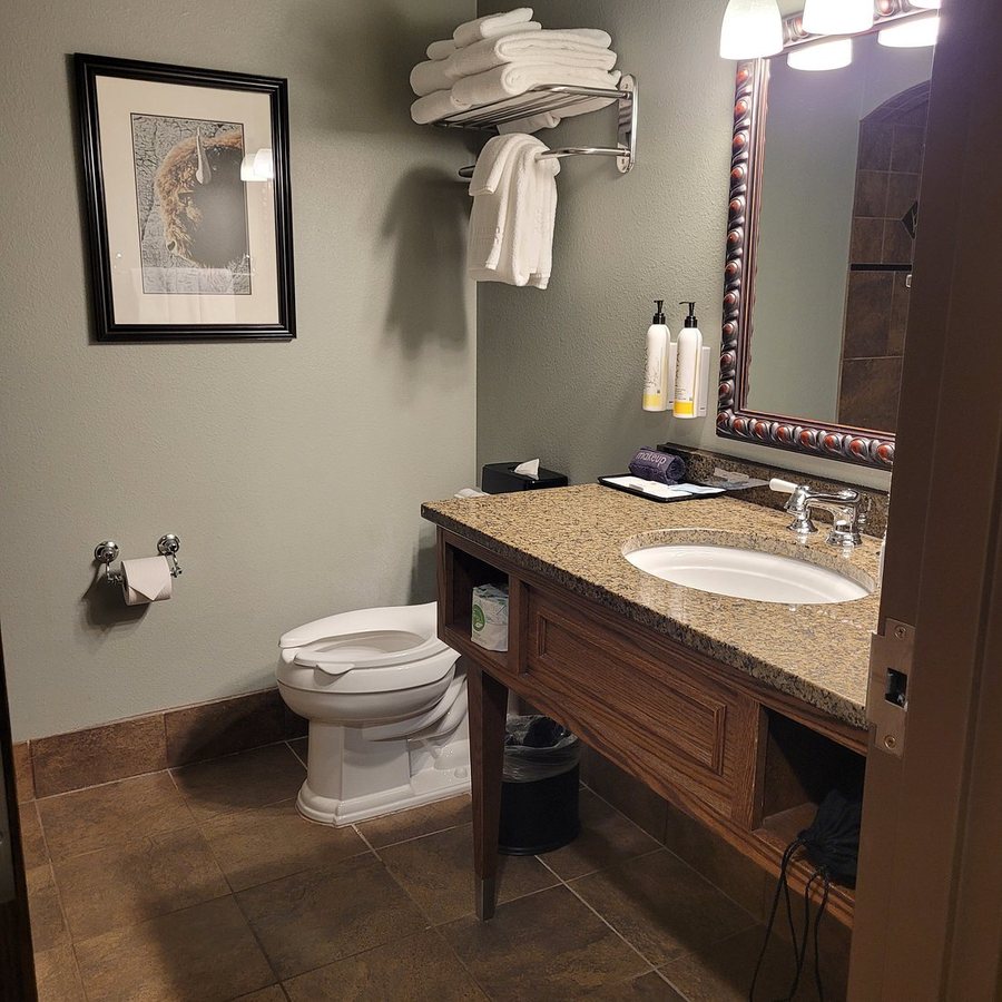 Roughrider Campground — Bathroom