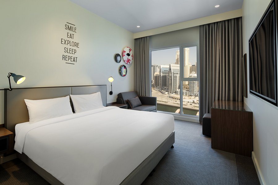 Rove Downtown Dubai Emirate of Dubai — Guest room