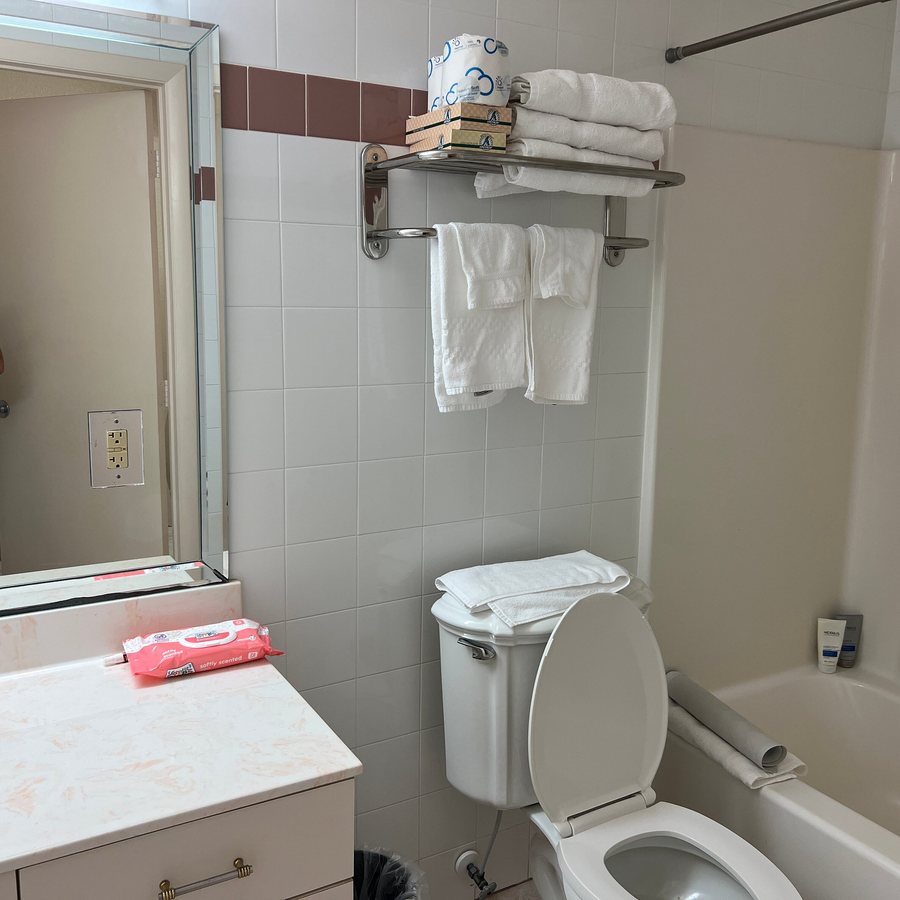 Royal Budget Inn Miami Florida — Bathroom