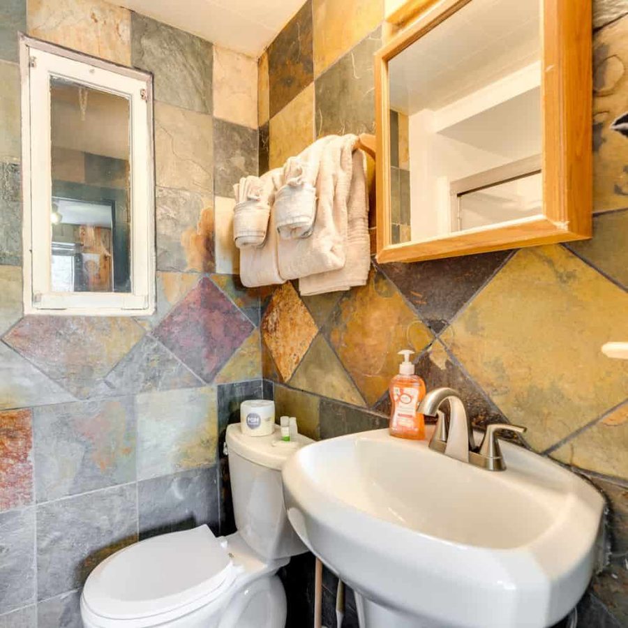 Rustic River Cabins — Bathroom