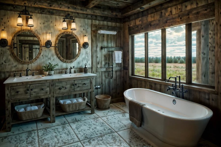 Rustic Rook Resort — Bathroom