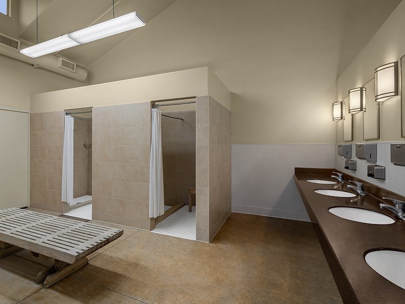 Santa Barbara Sunrise RV Park — Bathroom