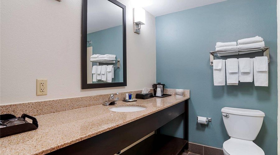 Sleep Inn Suites Searcy near University — Bathroom