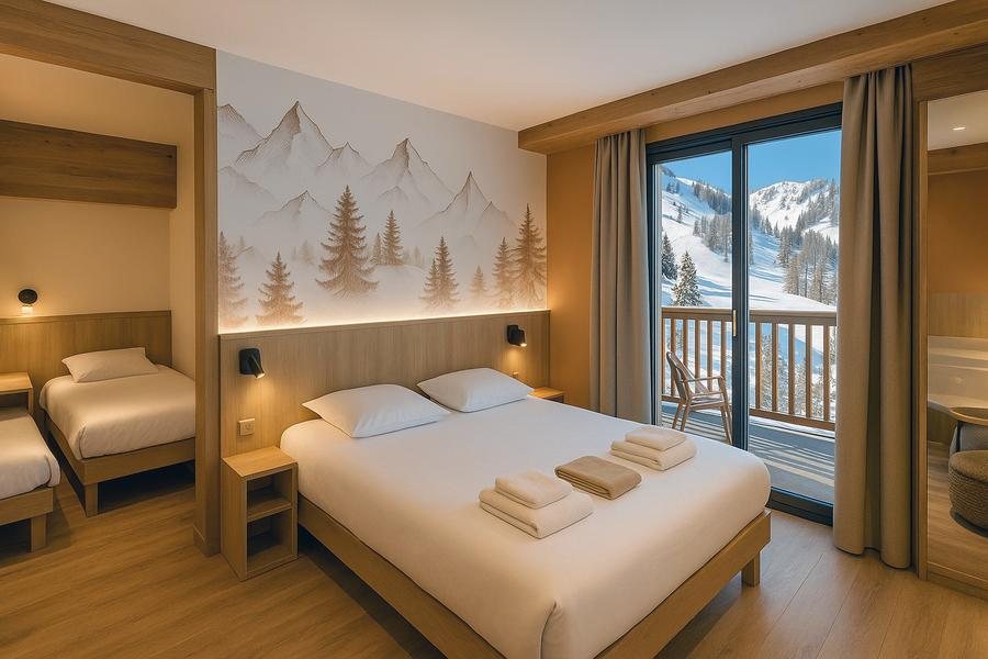 SOWELL Hotels l Alpe Blanche — Guest room