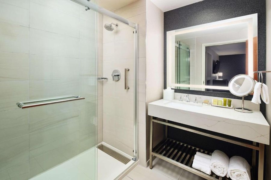 Spark by Hilton Charlotte Tyvola I 77 — Bathroom