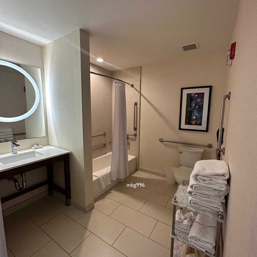 SpringHill Suites by Marriott at Anaheim Resort Convention Center — Bathroom